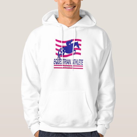 Jumper Equestrian Athlete Geboste Sweatshirt (Voorkant)