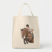 Jumper Horse Canvas tas (Voorkant)