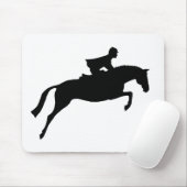 Jumper Horse Silhouette Muismat (Met muis)