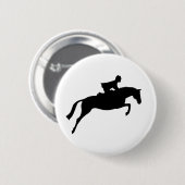 Jumper Horse Silhouette Ronde Button 5,7 Cm (Voorkant /achterkant)
