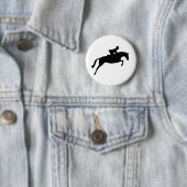 Jumper Horse Silhouette Ronde Button 5,7 Cm (In situ)