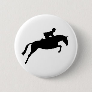 Jumper Horse Silhouette Ronde Button 5,7 Cm