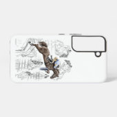 Jumper Horses Fences Montage Samsung Galaxy Hoesje (Achterkant horizontaal)