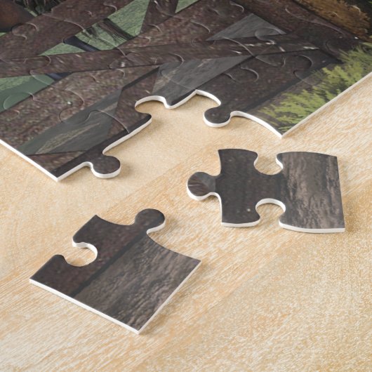 Jumper Puzzle over land Legpuzzel (Zijkant)