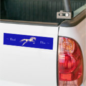 Jumper ~ "Think Blue"-Bumpersticker Bumpersticker (Op Truck)