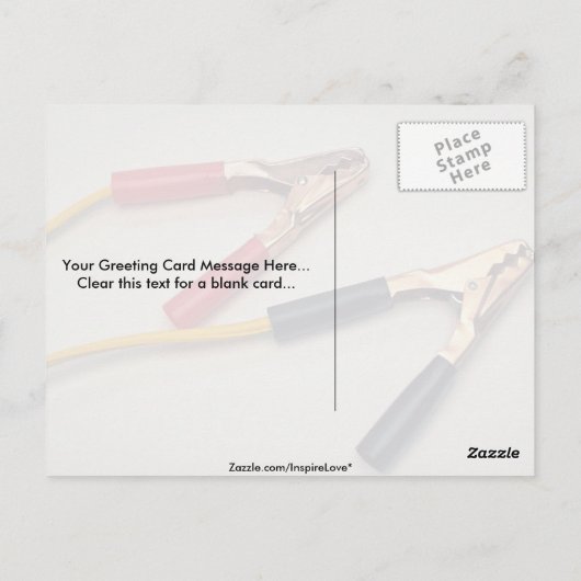 Jumperkabels Briefkaart (Achterkant)