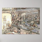 Jumperkabels en dwarfs - Poster (Voorkant)