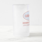 Jumpers en Jammers Frosty Beer w. initialen Matglas Bierpul (Center)