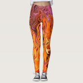 Jumpin' Flames..... Leggings (Voorkant)