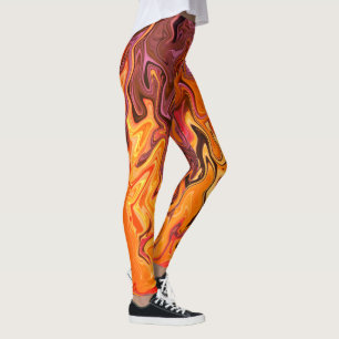 Jumpin' Flames..... Leggings