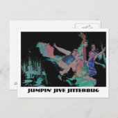Jumpin' Jive Jitterbug Briefkaart (Voorkant / Achterkant)