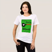 Jumpin' Joe's Biljart Tri-Blend Shirt (Voorkant volledig)