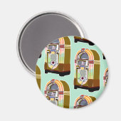 Jumpin Jukebox Pattern Magneet (Voorkant / Achterkant)