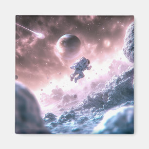 Jumping Astronaut Magneet