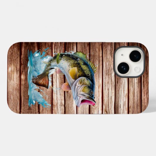 Jumping Bass Gone Vist Case-Mate iPhone Case (Achterkant (horizontaal))