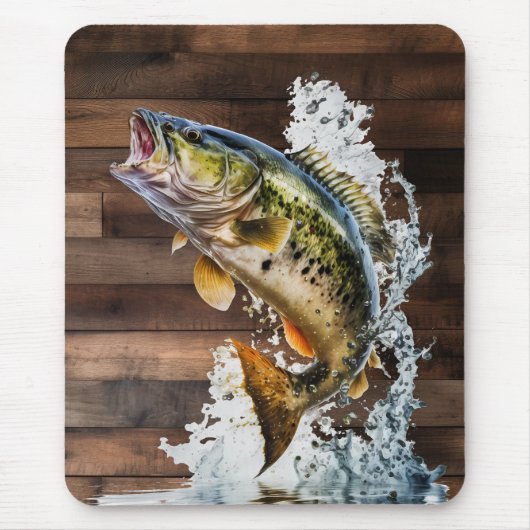 Jumping Bass Gone Vist Muismat (Voorkant)