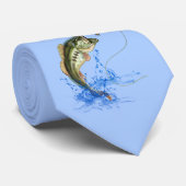 Jumping Bass Vist Stropdas (Opgerold)