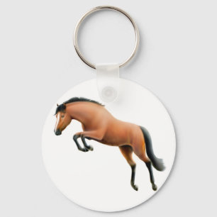 Jumping Bay Horse Sleutelhanger