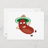 Jumping Bean Briefkaart (Voorkant / Achterkant)