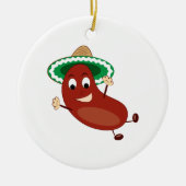 Jumping Bean Keramisch Ornament (Voorkant)