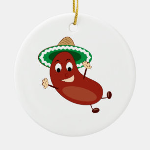 Jumping Bean Keramisch Ornament