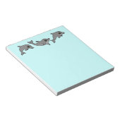 Jumping Bottlenose Dolphin Notitieblok (Schuin)