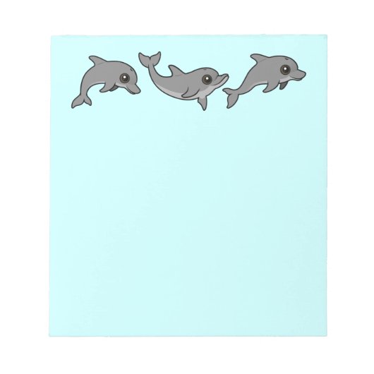 Jumping Bottlenose Dolphin Notitieblok (Voorkant)