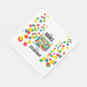 Jumping Bouncy Castle Kinder Bounce verjaardagsfee Servet (Hoek)