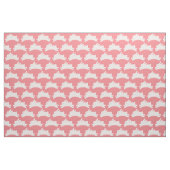 Jumping Bunny Pattern Pink Stof (Fat Quarter)