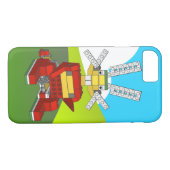 Jumping Bunny Phone/iPad Case (Achterkant (Horizontaal))