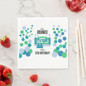 Jumping Castle Bouncy Boys Verjaardagsfeestje Servet (Insitu)