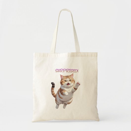 Jumping Cat Tote Bag (Voorkant)