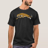 Jumping Cheetah Design Classic T-Shirt (Voorkant)