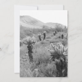 Jumping Cholla Cactus Invitation Kaart