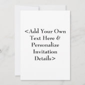 Jumping Cholla Cactus Invitation Kaart (Achterkant)