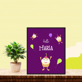 Jumping cupcakes foto afdruk