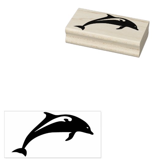 Jumping Dolphin Art Stempel (Gestempeld)