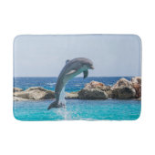 Jumping Dolphin Badkamer Tapijt Mat Home Decor (Voorkant)