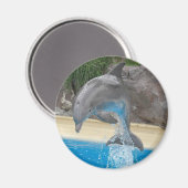 Jumping Dolphin Magnet (Voorkant / Achterkant)