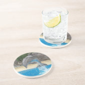 Jumping Dolphin Onderzetter (Zijkant)