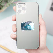 Jumping Dolphin Sticker (Telefoon)