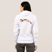 Jumping ferret hoodie (Achterkant volledig)