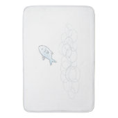 Jumping Fish Bath Mat (Voorkant Verticaal)