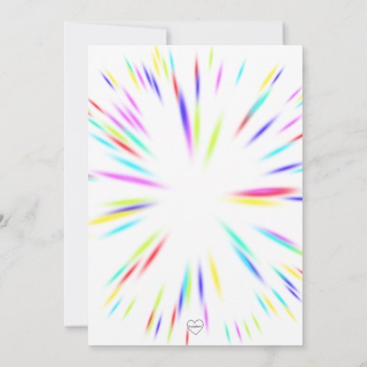 Jumping FOUR Joy, Trampoline 4th Birthday  Kaart (Achterkant)