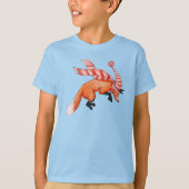 Jumping Fox Kinderen Basic T-shirt (Voorkant)