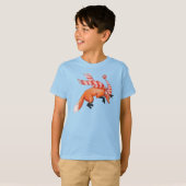 Jumping Fox Kinderen Basic T-shirt (Voorkant volledig)