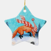Jumping Fox Ornament (Voorkant)