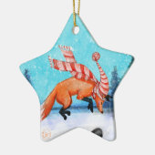 Jumping Fox Ornament (Links)
