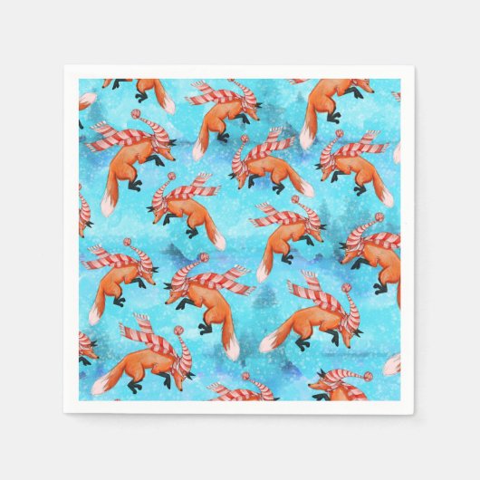 Jumping Fox Papier servet (Voorkant)