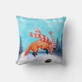 Jumping Fox Sierkussen (Voorkant)